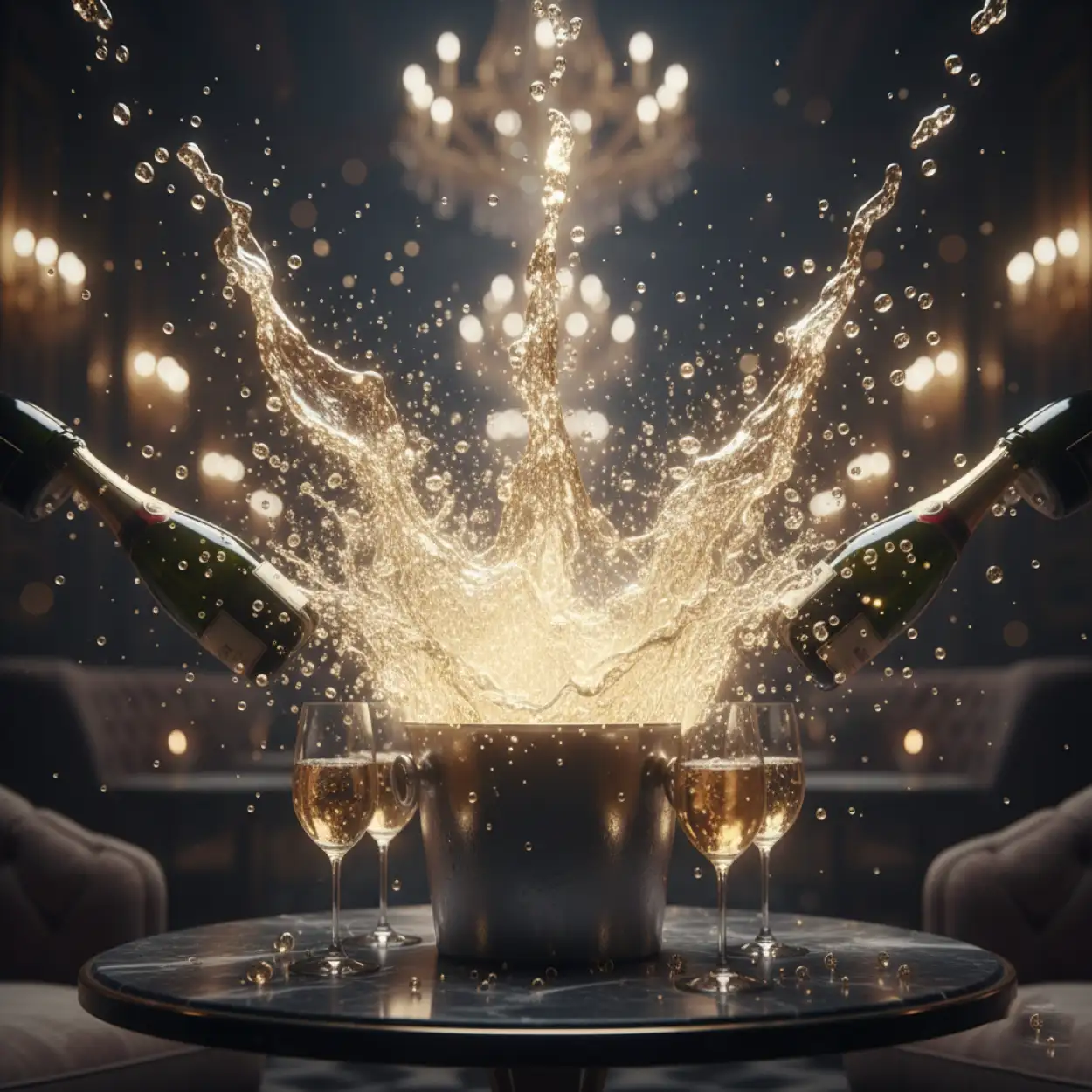 professional new year party background stock image