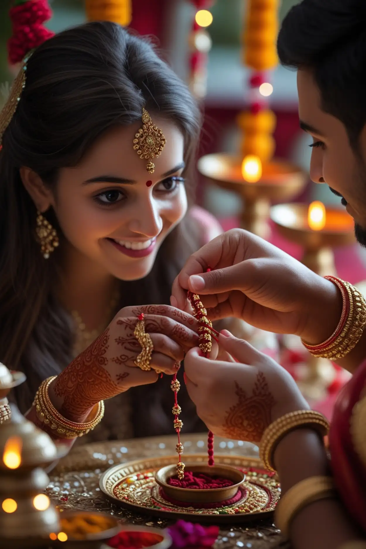 punjabi raksha bandhan background image