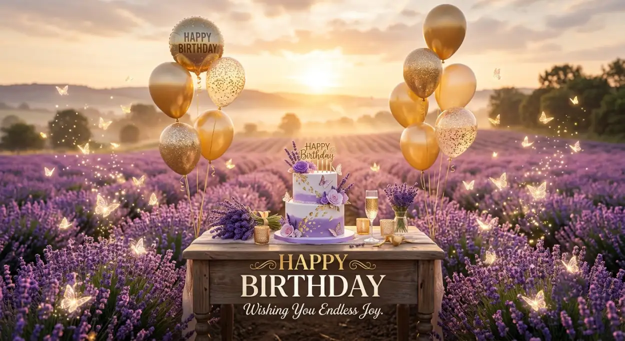 Free Download Purple Happy Birthday Images Hd - High Quality Happy Birthday Images Hd Image
