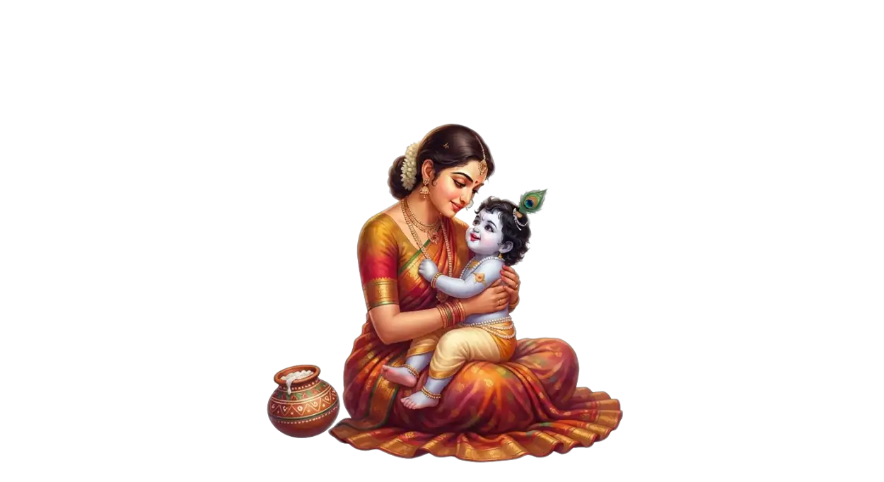 Free Download Radha Krishna Png Janmashtami 2026 - High Quality Krishna Janmashtami Png 2026 Transparent PNG