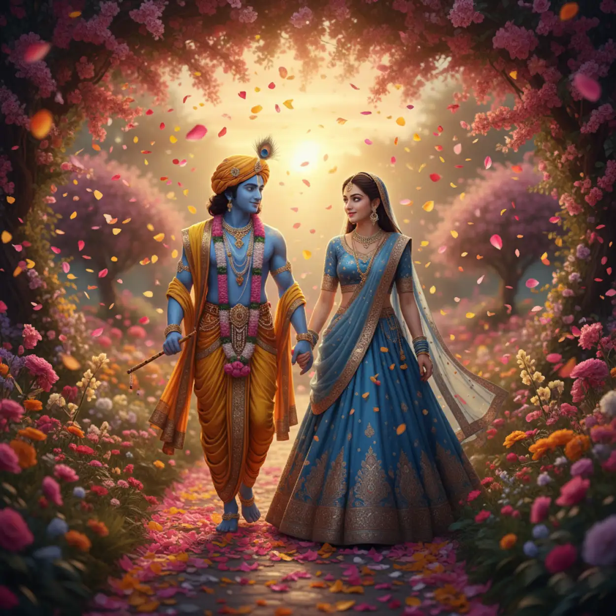 Free Download Radha Krishna Quotes On Love In English - High Quality Radha Krishna Background