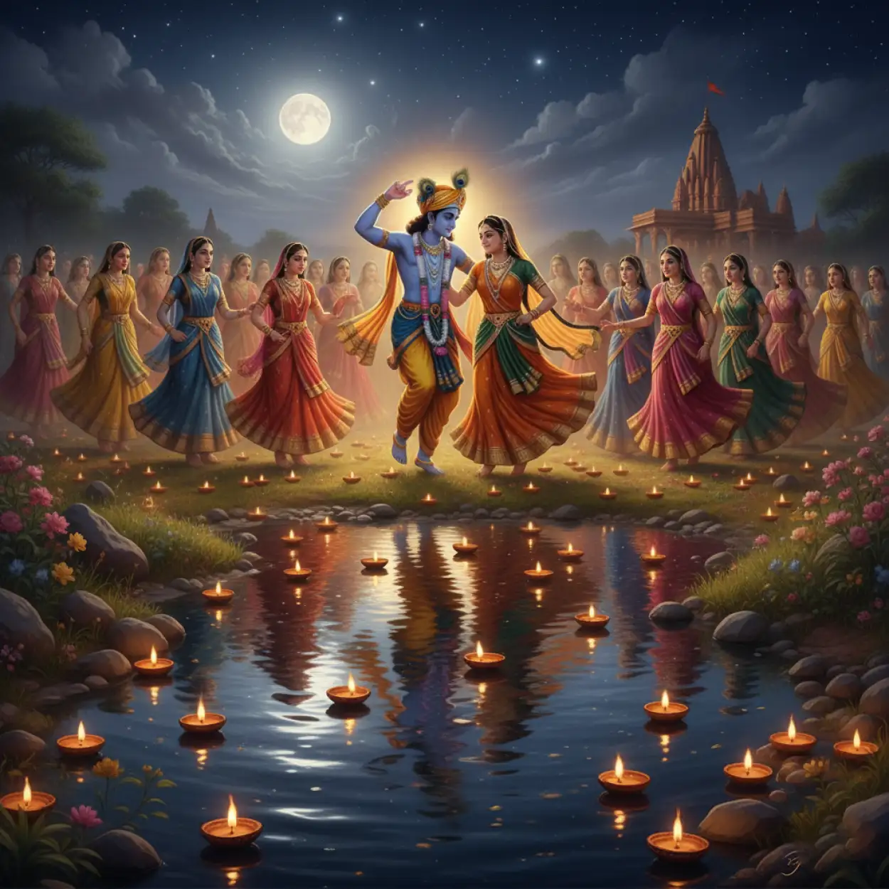 Free Download Radha Krishna Wallpapers In Vrindavan Background - High Quality Radha Krishna Background