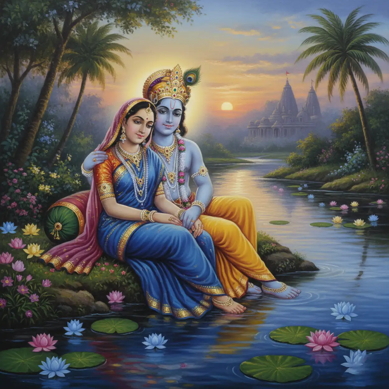 Free Download Radha Krishna Wallpapers With Peacock Feather - High Quality Radha Krishna Background