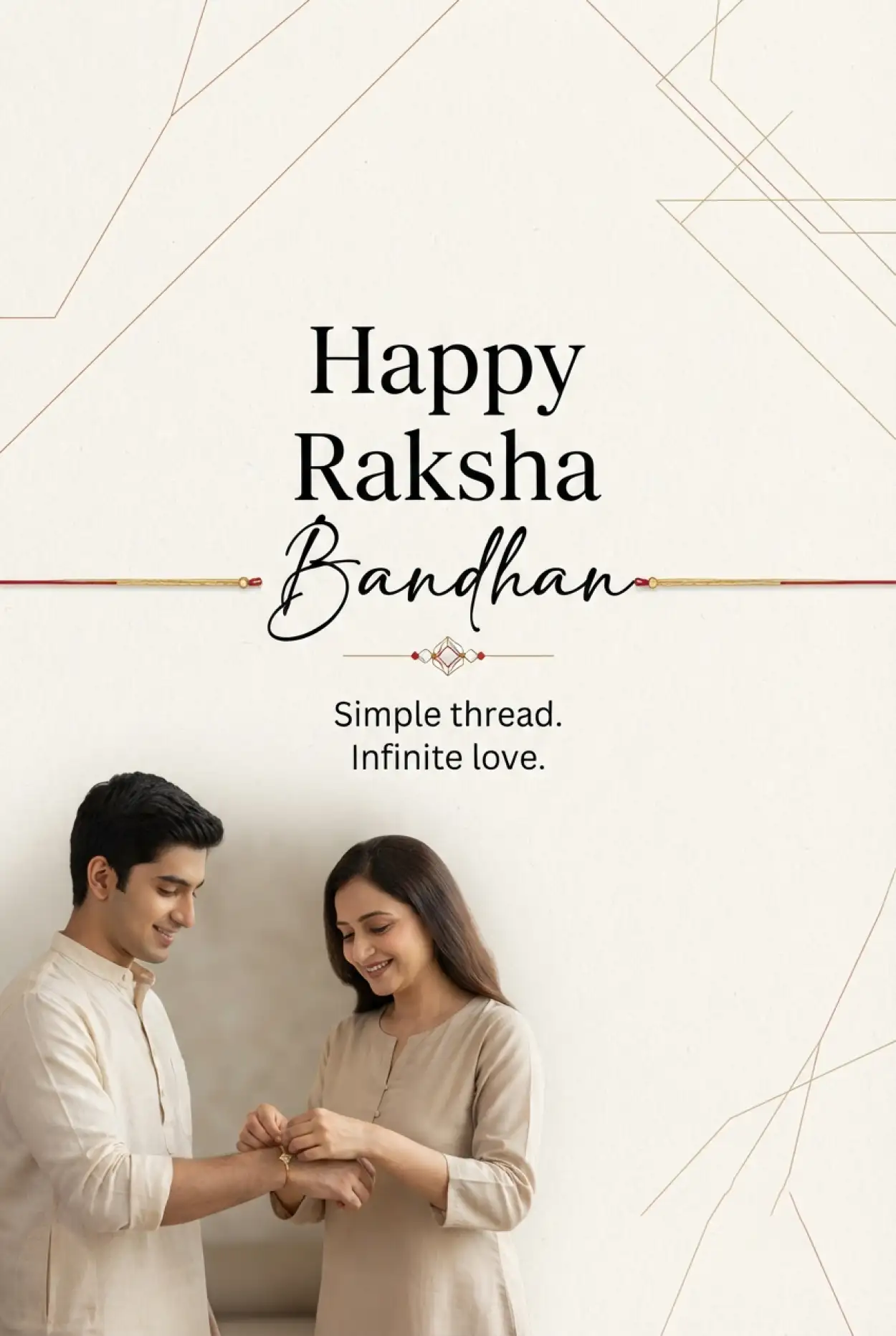 Free Download Rakhi Greetings To Celebrate Unconditional Sibling Love - High Quality Happy Raksha Bandhan Greetings Image