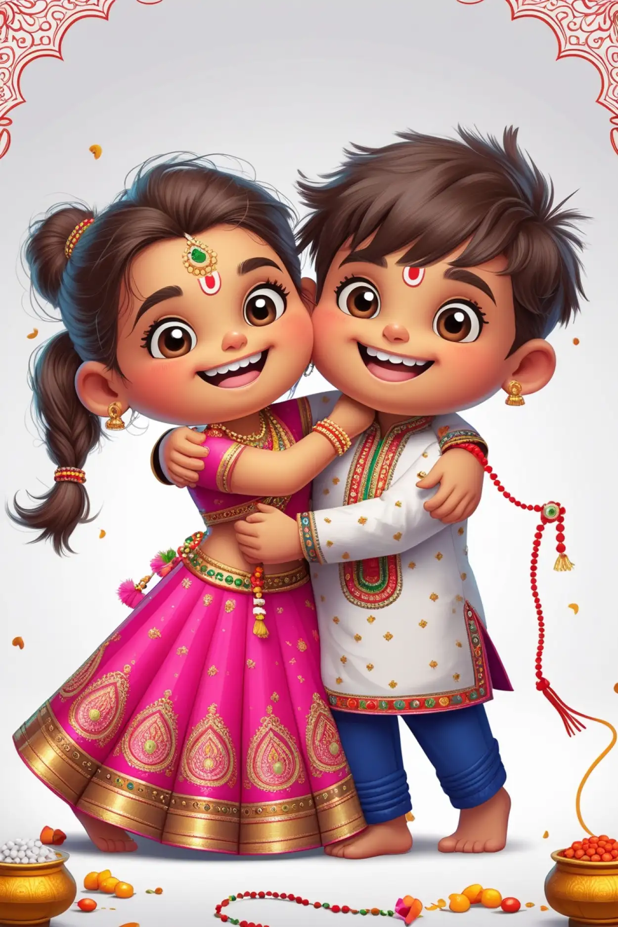Free Download Raksha Bandhan Background For Video Editing - High Quality Raksha Bandhan Background Background