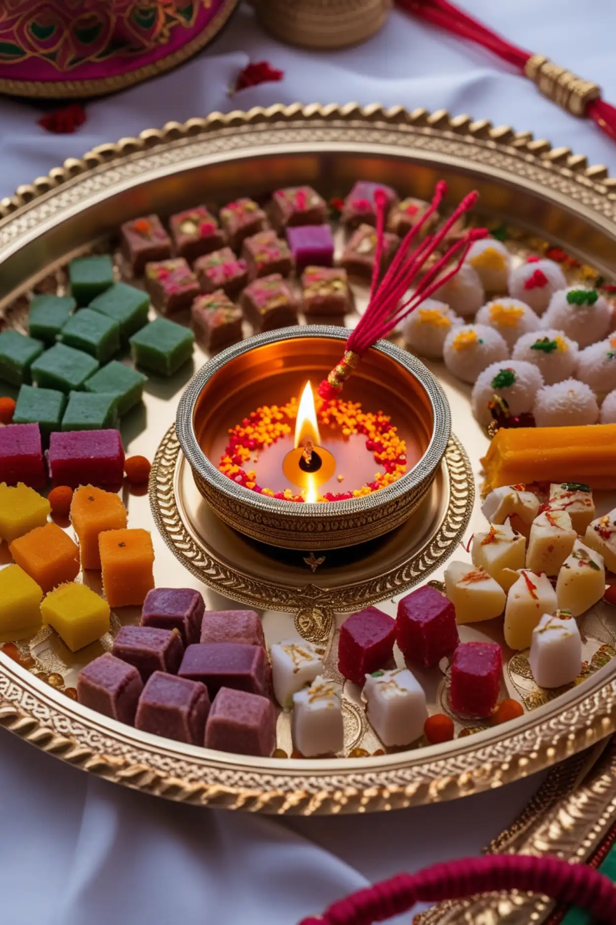 Free Download Raksha Bandhan Background With Rakhi And Sweets - High Quality Raksha Bandhan Background Background