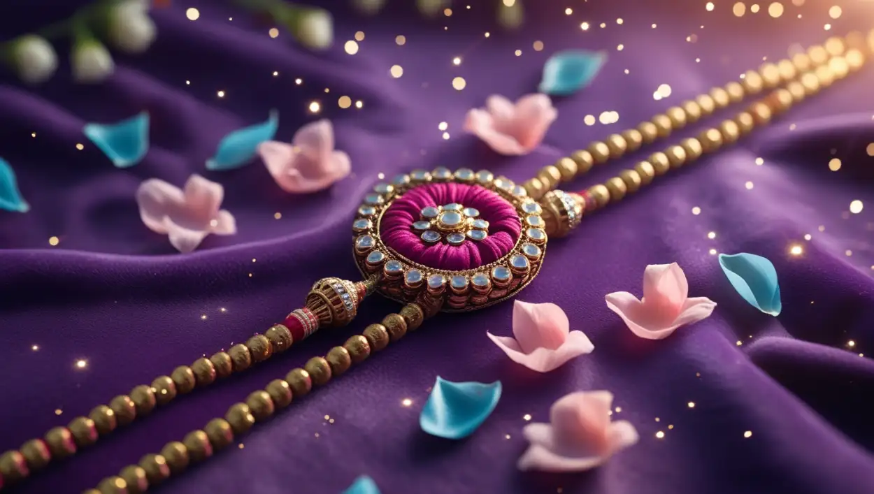raksha bandhan background with rakhi image