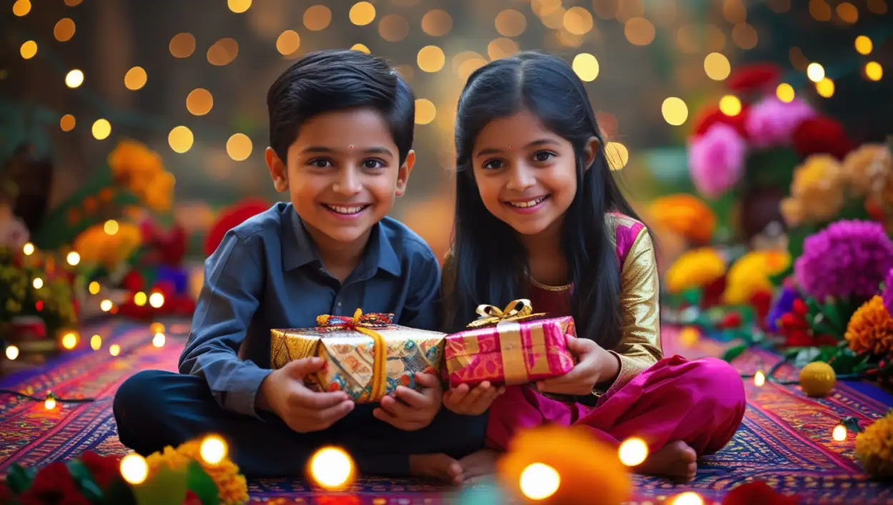 raksha bandhan celebration background design