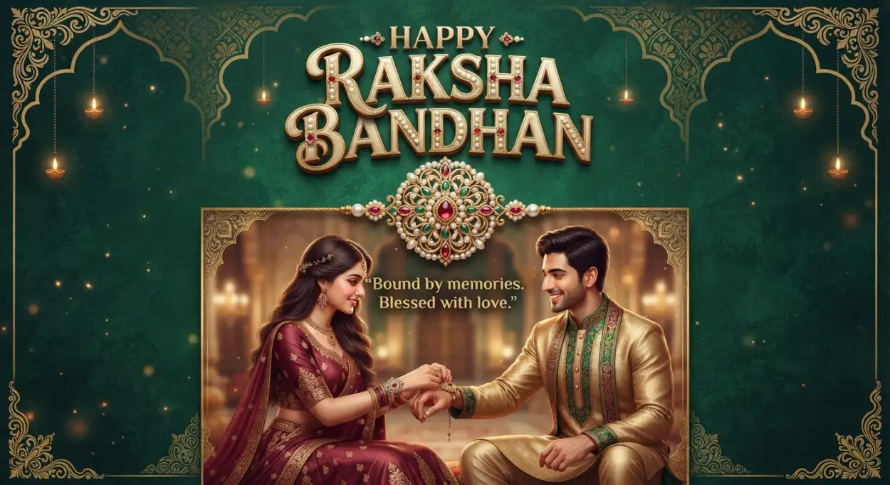 Free Download Raksha Bandhan Greetings For Brother With Love And Respect - High Quality Happy Raksha Bandhan Greetings Image