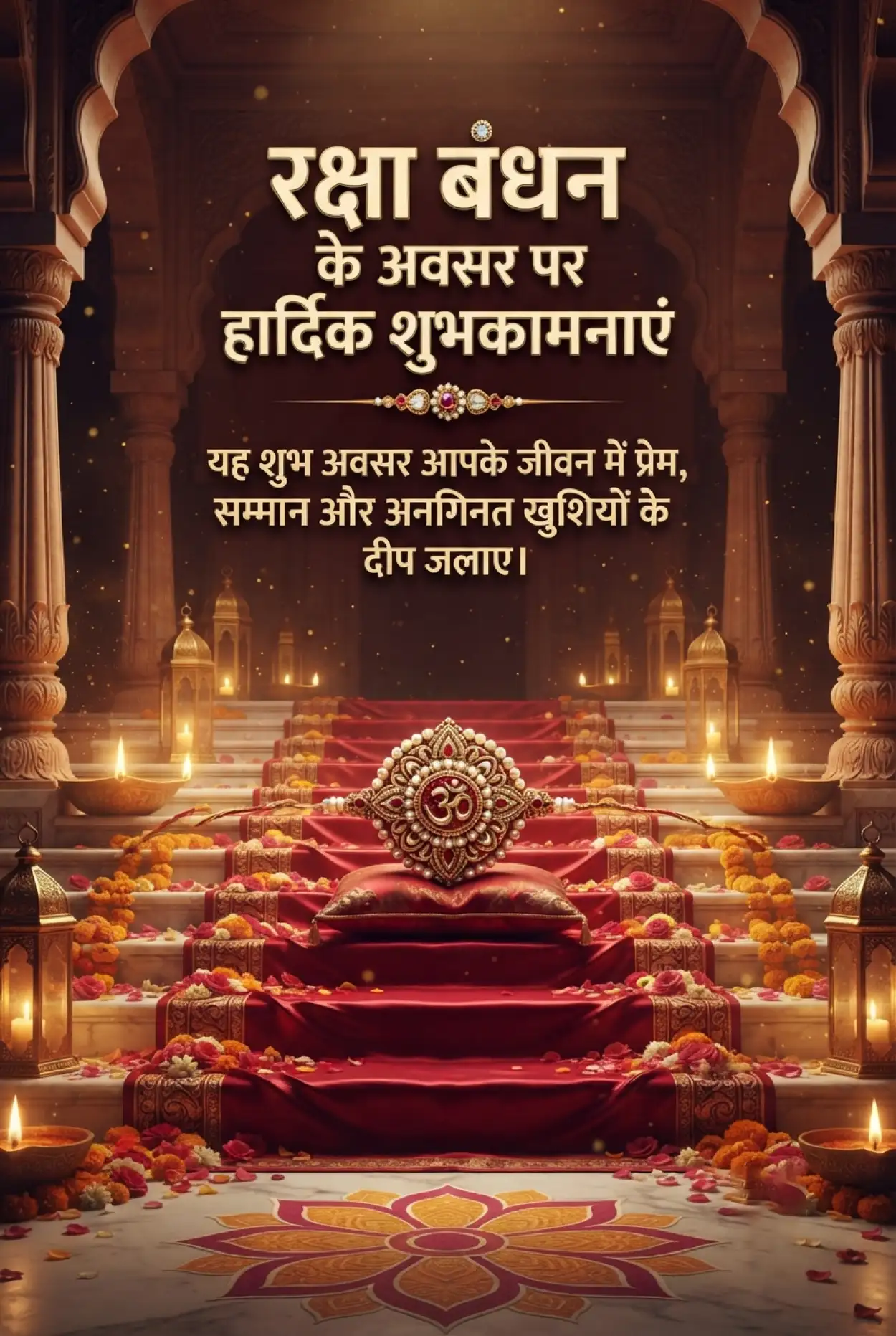 Free Download Raksha Bandhan Ki Advance Shubhkamnaye In Hindi - High Quality Raksha Bandhan Ki Shubhkamnaye In Hindi Image