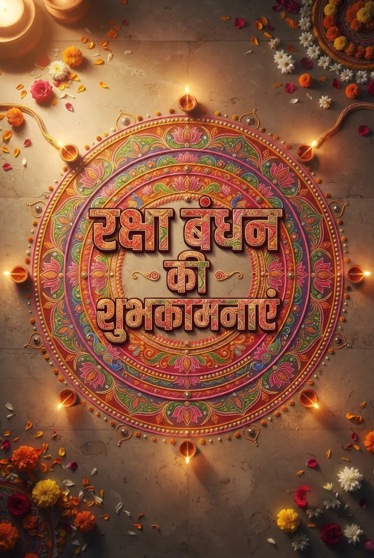 Free Download Raksha Bandhan Messages In Hindi - High Quality Raksha Bandhan Ki Shubhkamnaye In Hindi Image