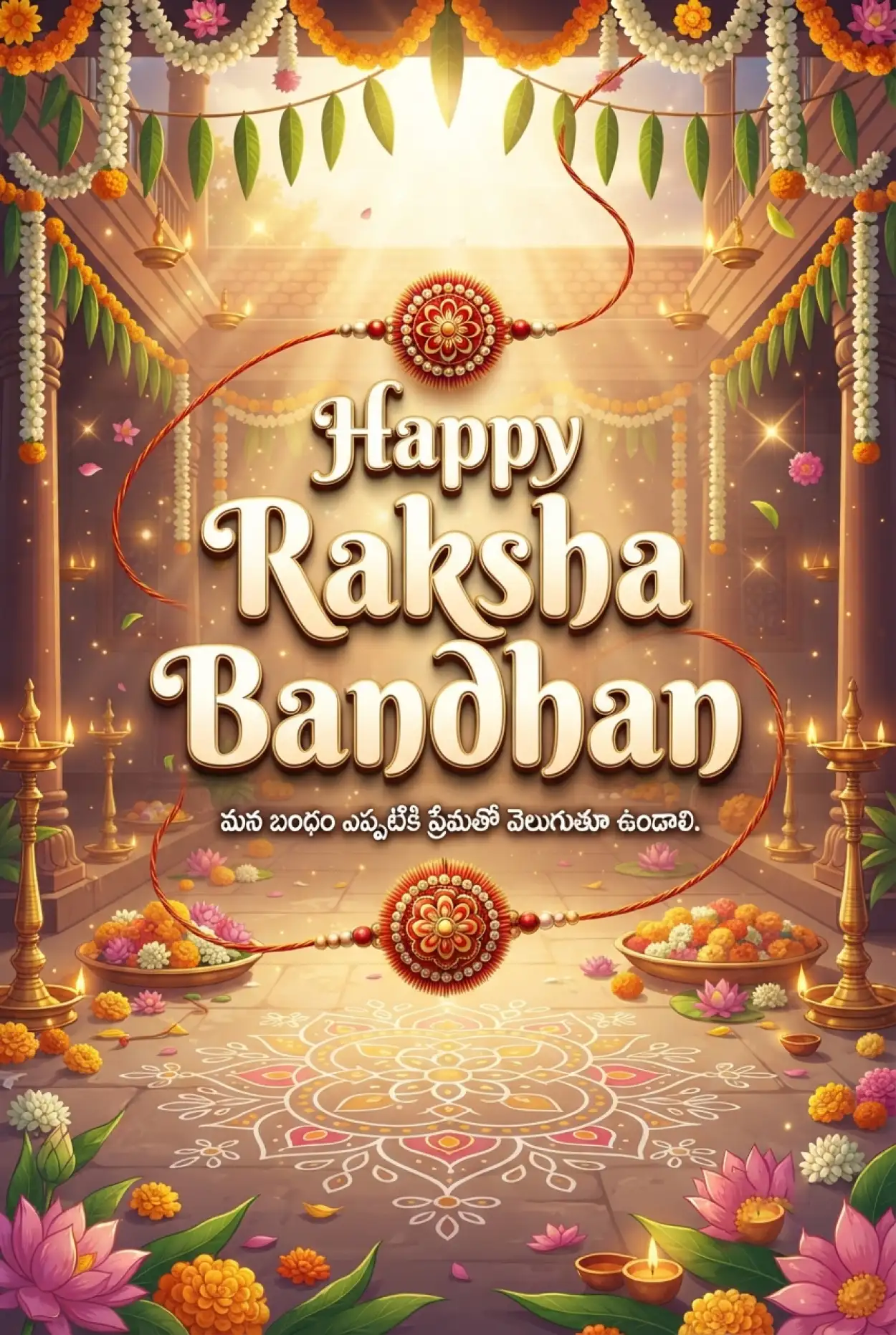 Free Download Raksha Bandhan Special Wishes 2026 - High Quality Happy Raksha Bandhan Wishes 2026 Image
