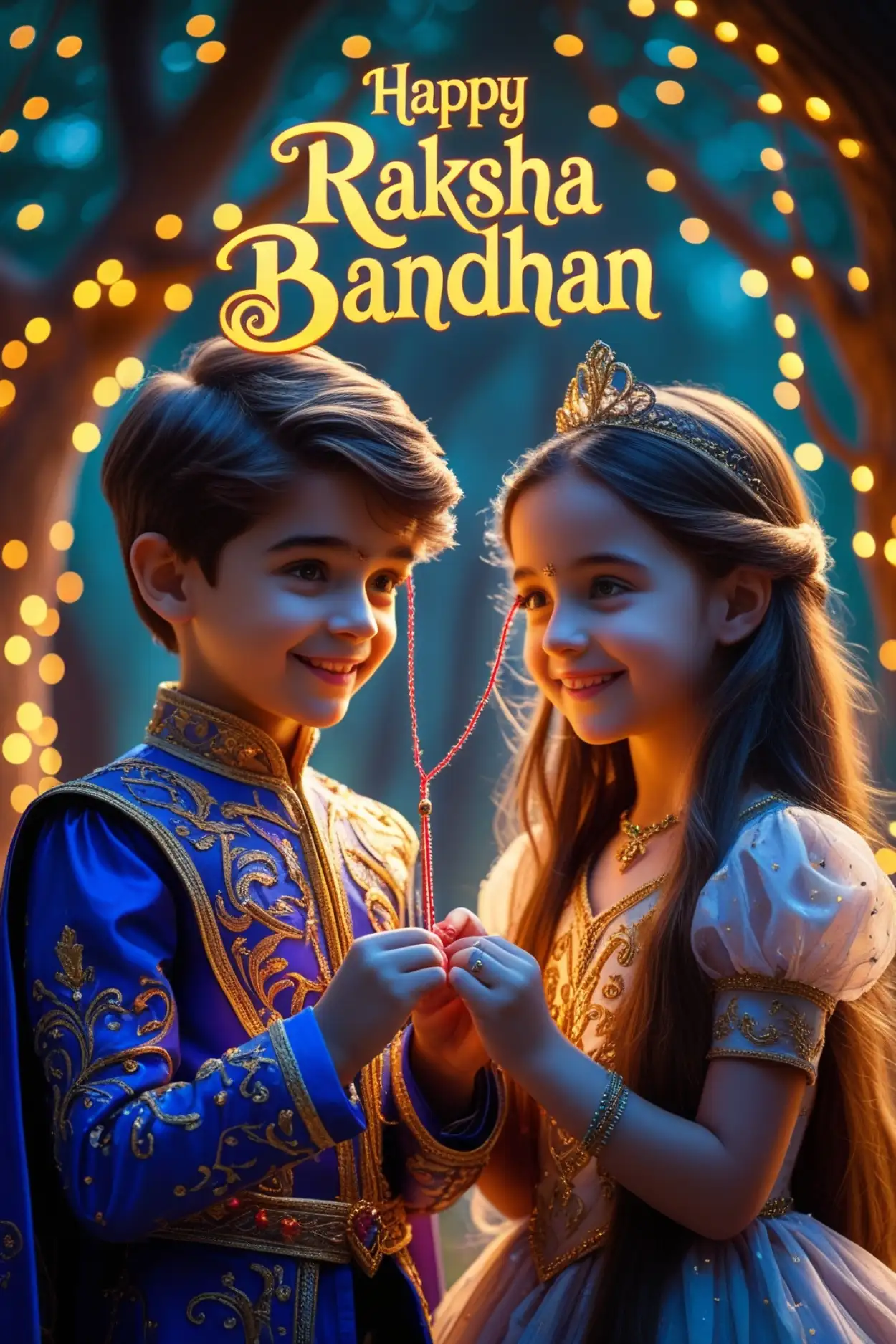 Free Download Raksha Bandhan Status For Kids In English - High Quality Happy Raksha Bandhan Wishes For Children Background