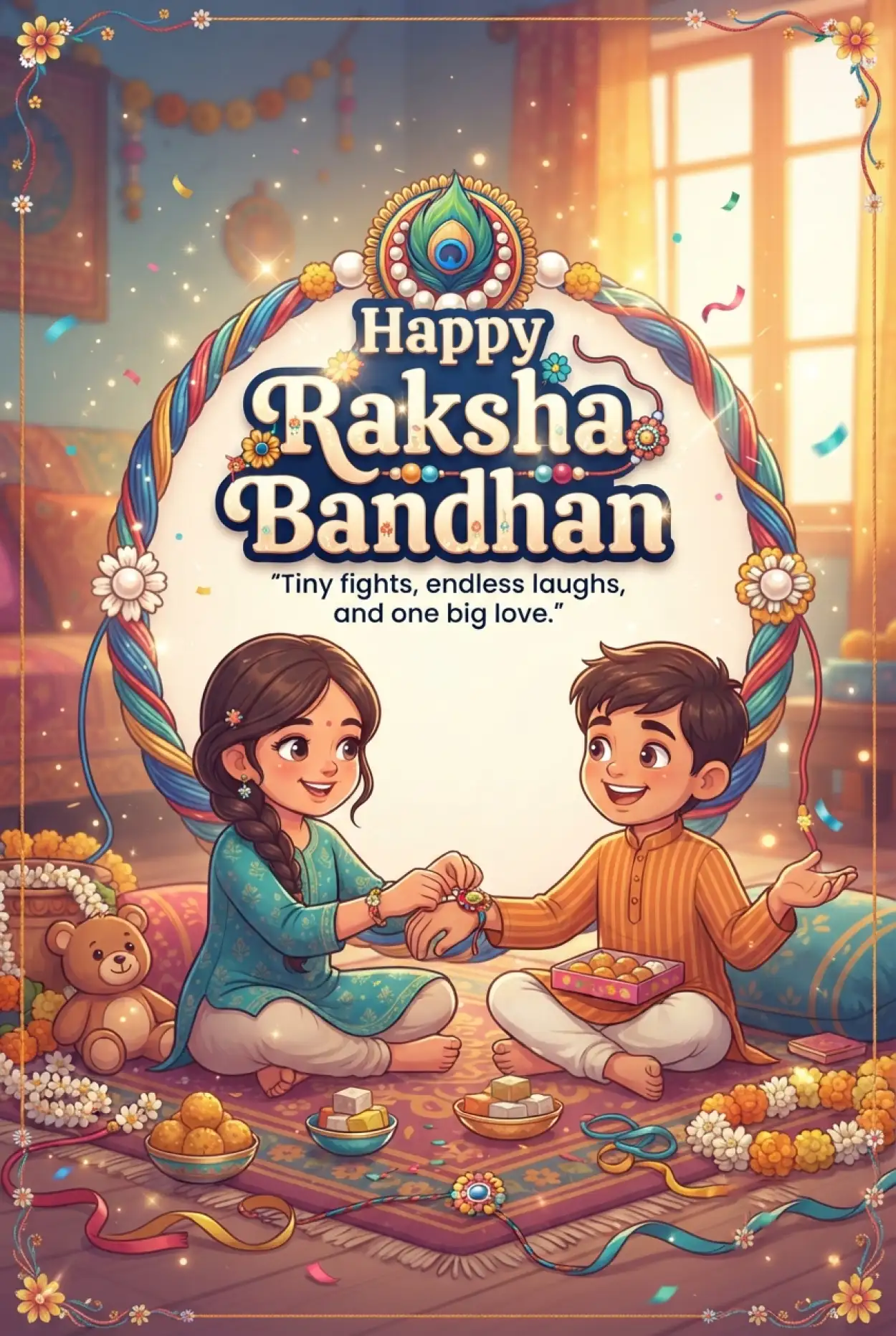 Free Download Raksha Bandhan Wishes 2026 To Make Brother Feel Special - High Quality Happy Raksha Bandhan Wishes 2026 Image