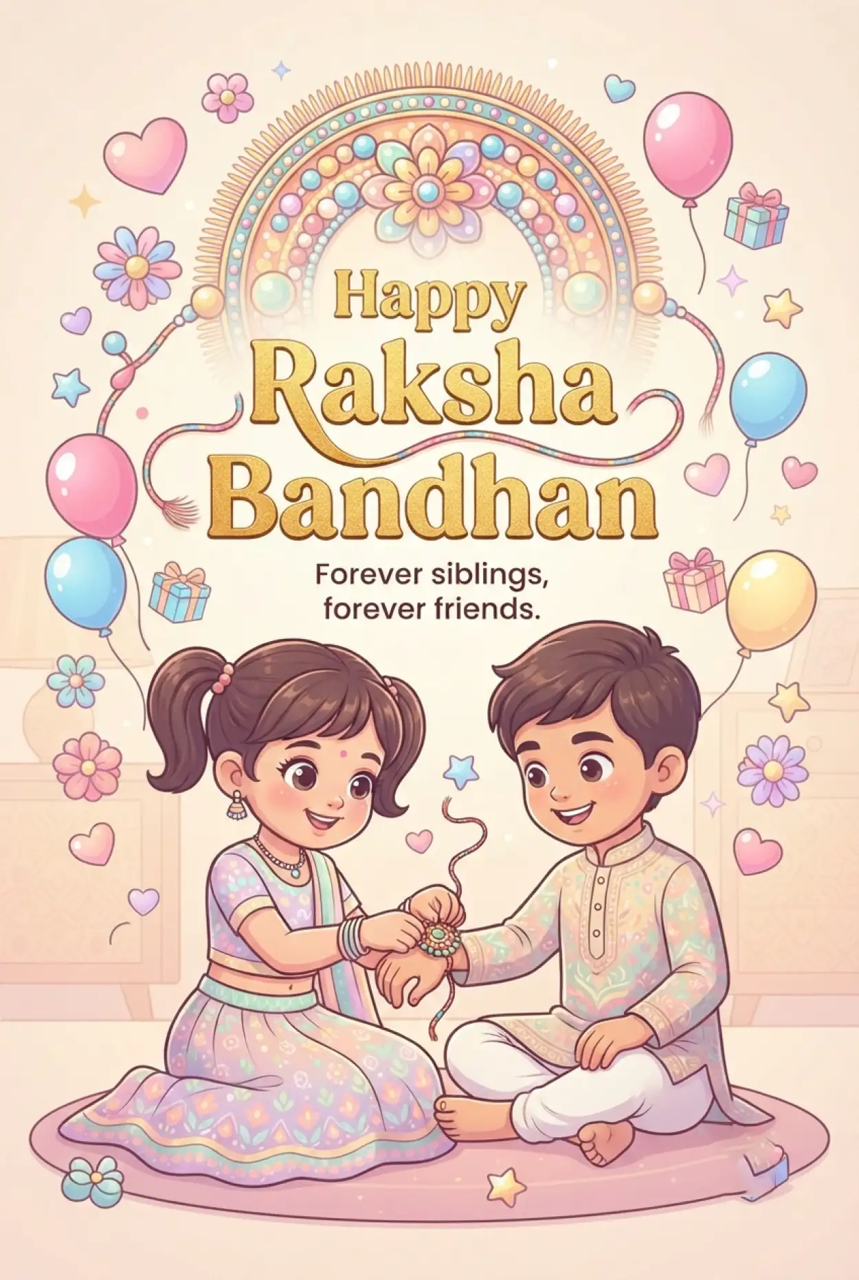 Free Download Raksha Bandhan Wishes For Elder Sister 2026 - High Quality Happy Raksha Bandhan Wishes 2026 Image