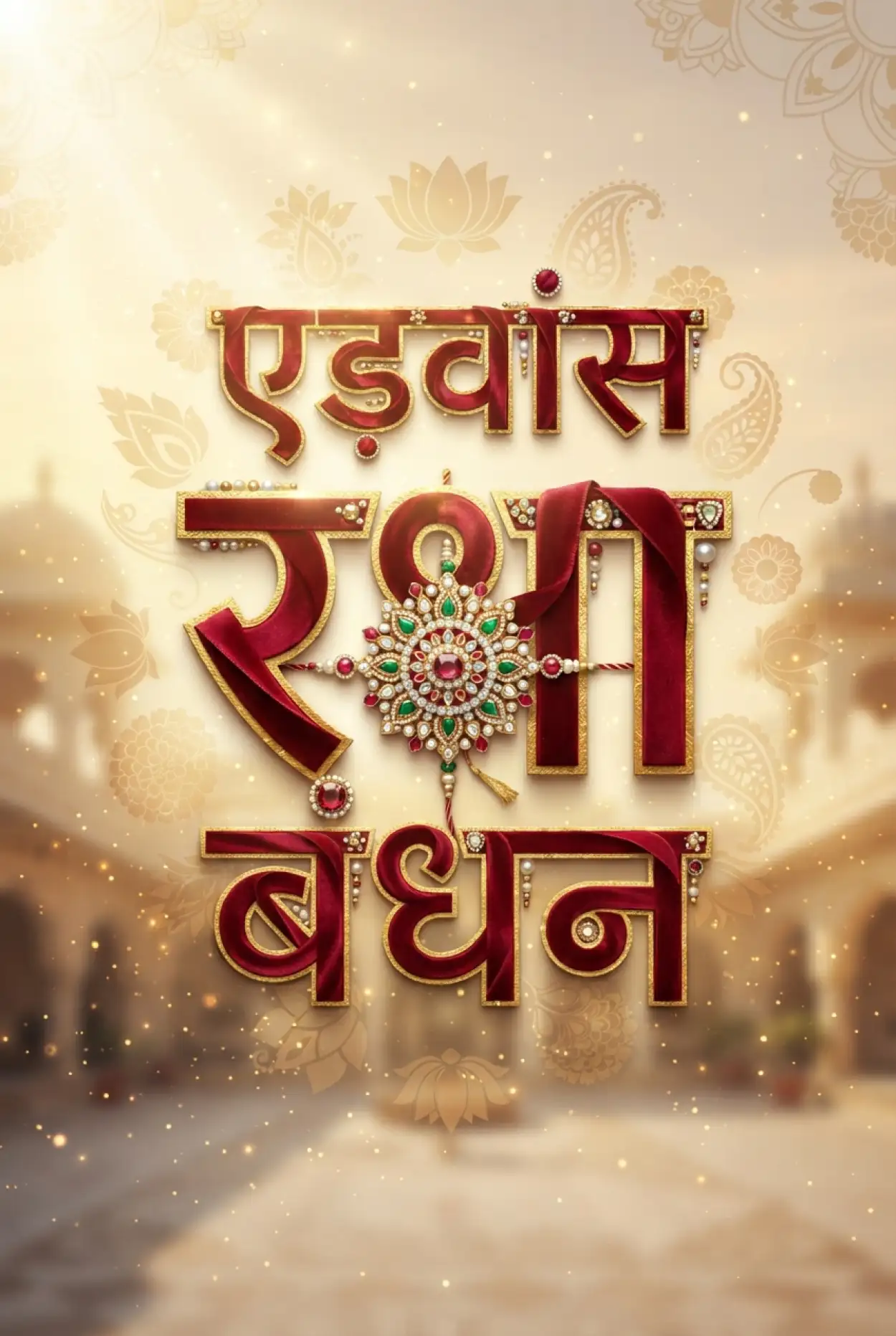 Free Download Raksha Bandhan Wishes In Hindi For Sister - High Quality Raksha Bandhan Ki Shubhkamnaye In Hindi Image