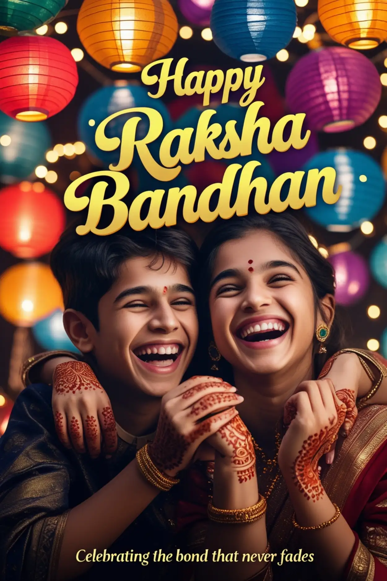 Free Download Raksha Bandhan Wishes With Shayari - High Quality Raksha Bandhan Wishes Background