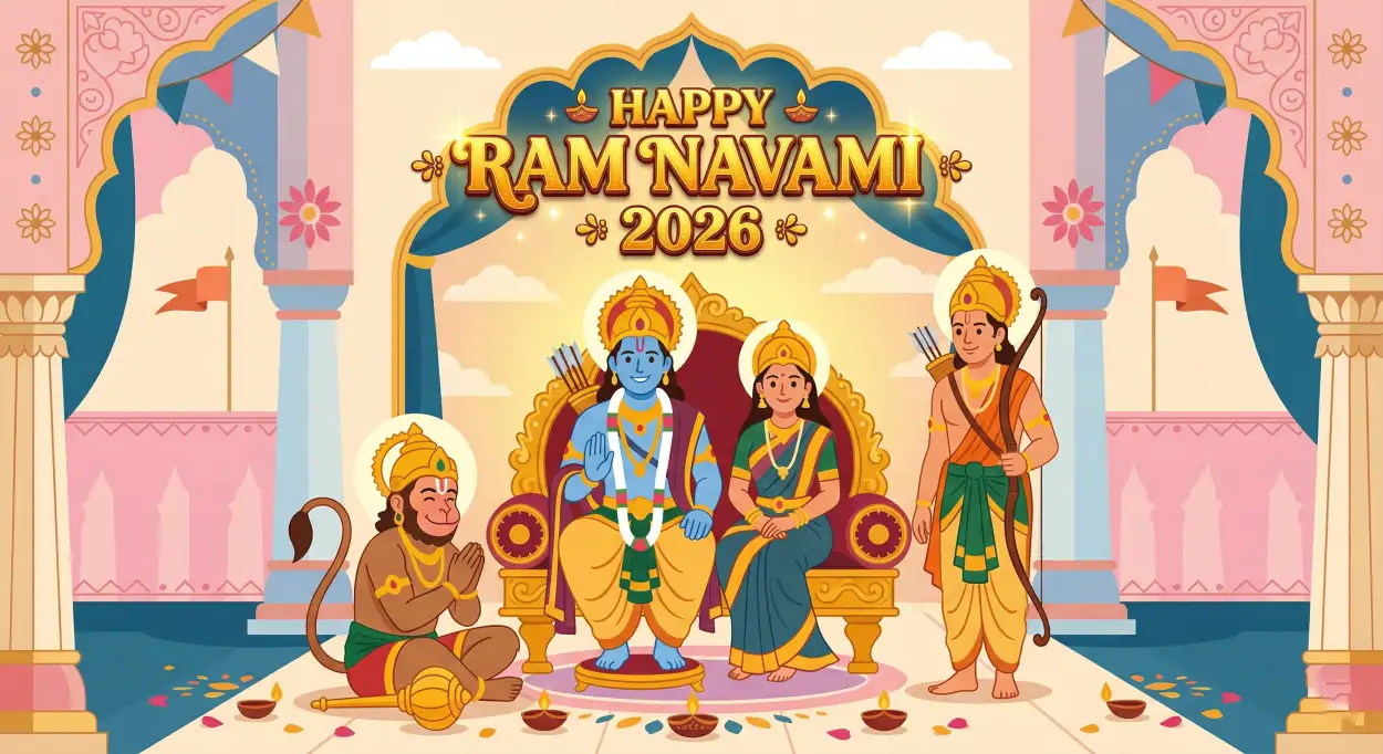 Free Download Ram Navami 2026 Images With Hanuman And Lord Ram - High Quality Happy Ram Navami 2026 Image