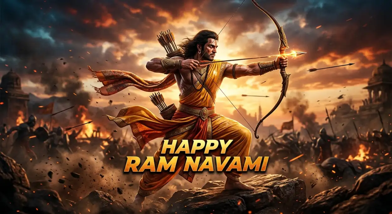 Free Download Ram Navami 2026 Wishes For Instagram Captions - High Quality Ram Navami Wishes 2026 Image