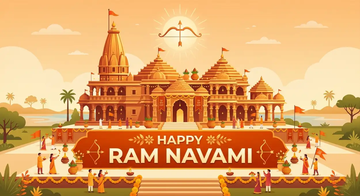 Free Download Ram Navami 2026 Wishes For Office Greeting - High Quality Ram Navami Wishes 2026 Image