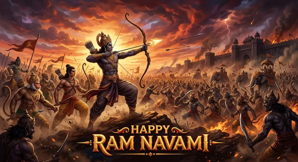 Free Download Ram Navami 2026 Wishes Hd Wallpaper Download - High Quality Ram Navami Wishes 2026 Image
