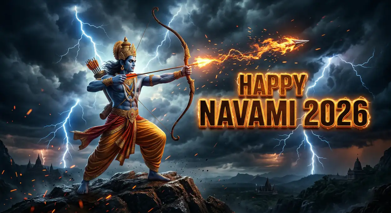 Free Download Ram Navami 2026 Wishes Images With Lord Ram Hd Wallpaper - High Quality Happy Ram Navami 2026 Image