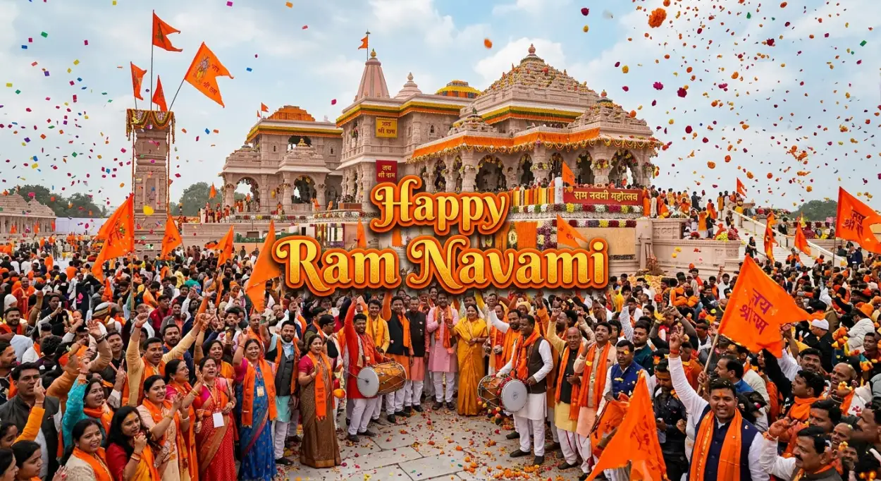 Free Download Ram Navami 2026 Wishes With Royal Theme - High Quality Ram Navami Wishes 2026 Image