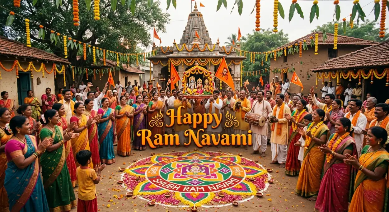Free Download Ram Navami Wishes 2026 With Festive Colors - High Quality Ram Navami Wishes 2026 Image