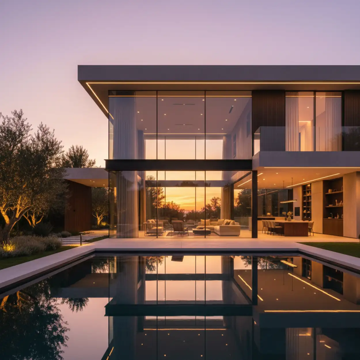 real estate marketing background with geometric shapes