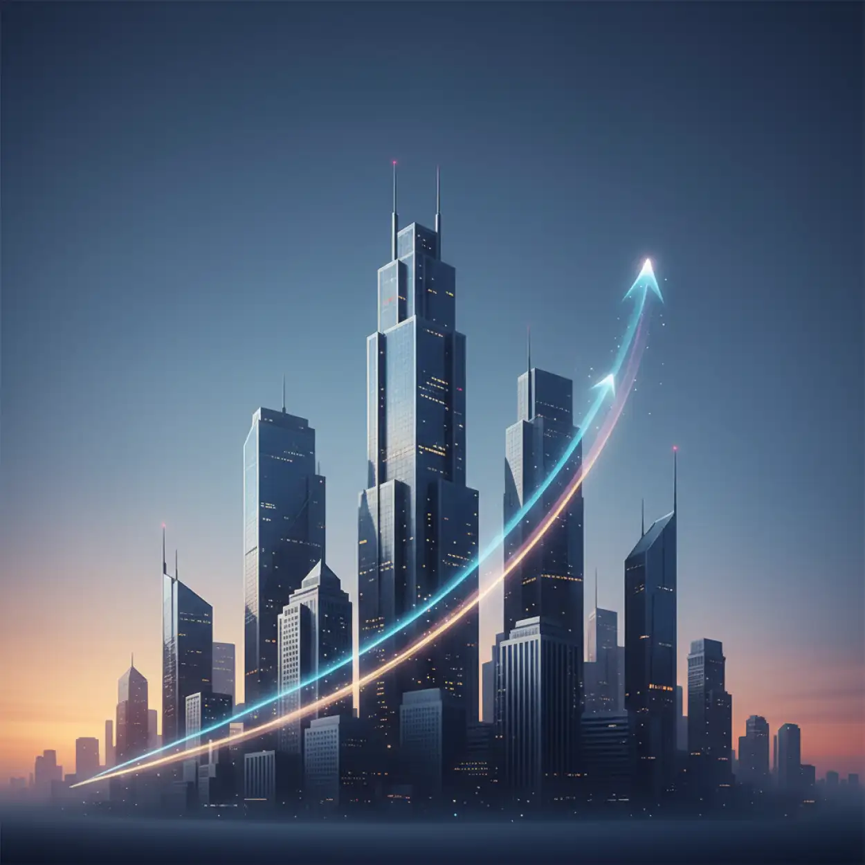 real estate marketing wallpaper business growth theme