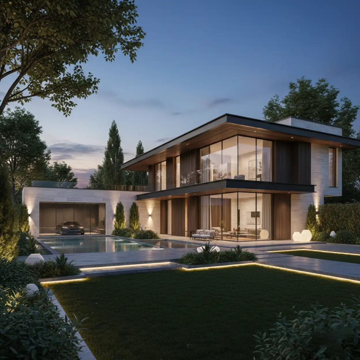 real estate marketing wallpaper villa promotion