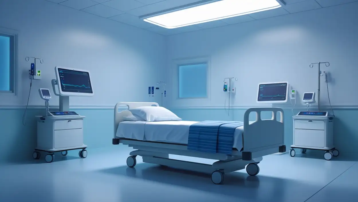 realistic hospital medical background
