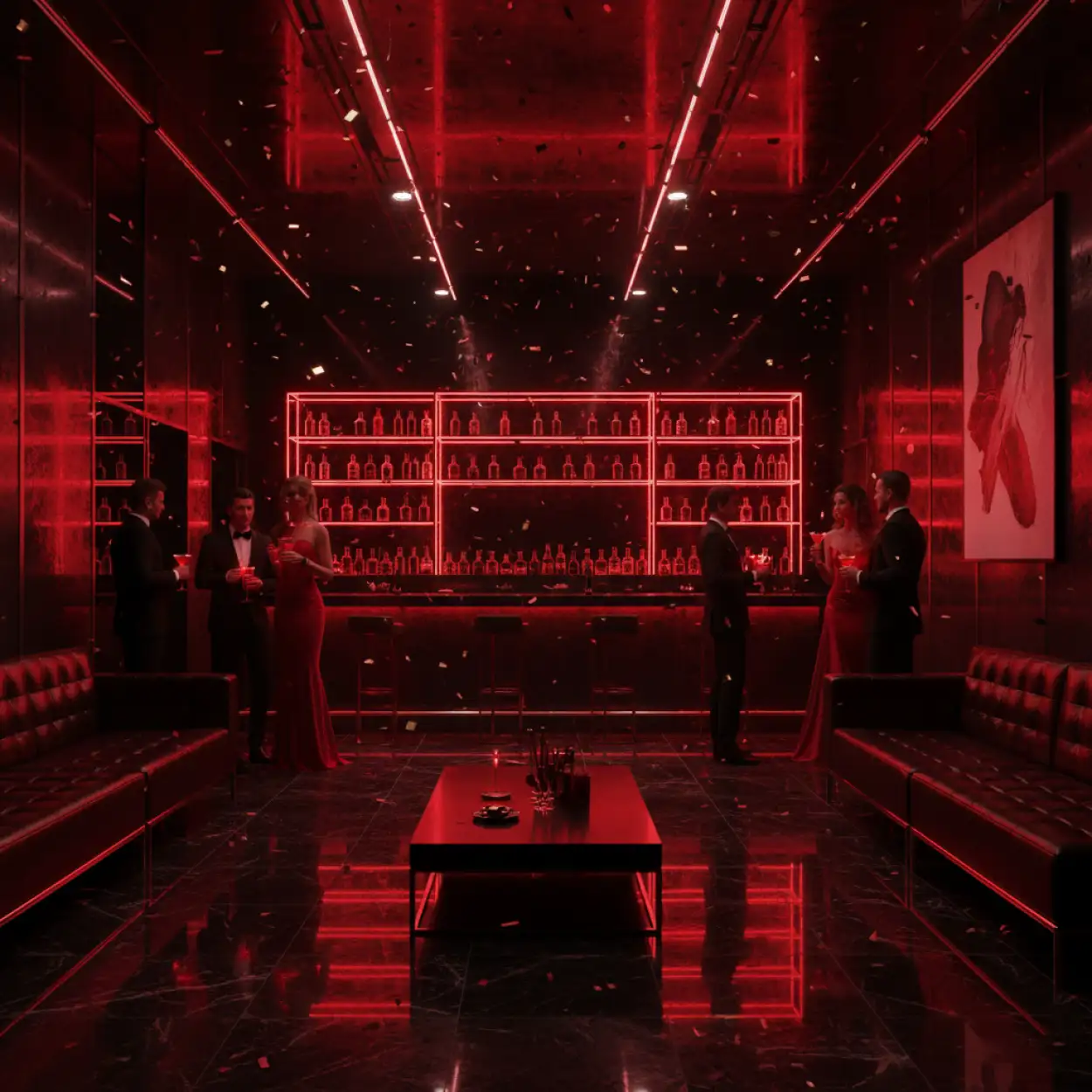 realistic new year party background photo