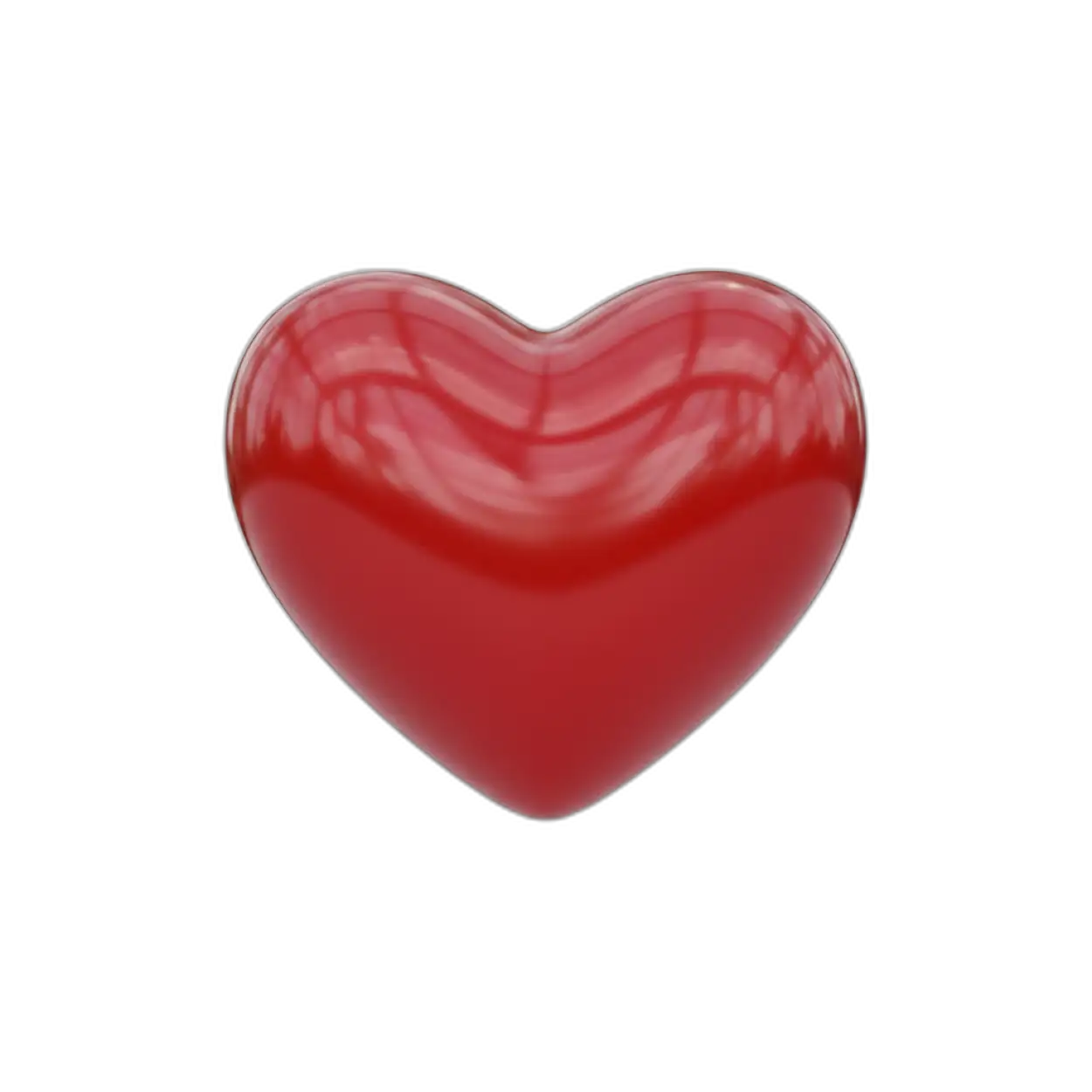 realistic red heart png transparent