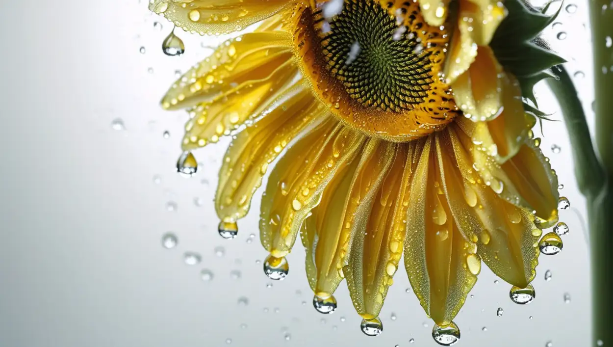 Free Download Realistic Sunflower With Blue Sky Background - High Quality Sunflower Background Background