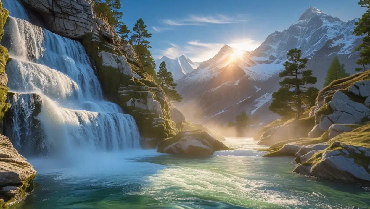 Realistic Waterfall Background For Edits - Royalty Free Waterfall Background Image | Pngmagic Free Download Realistic Waterfall Background For Edits - High Quality Waterfall Background Background