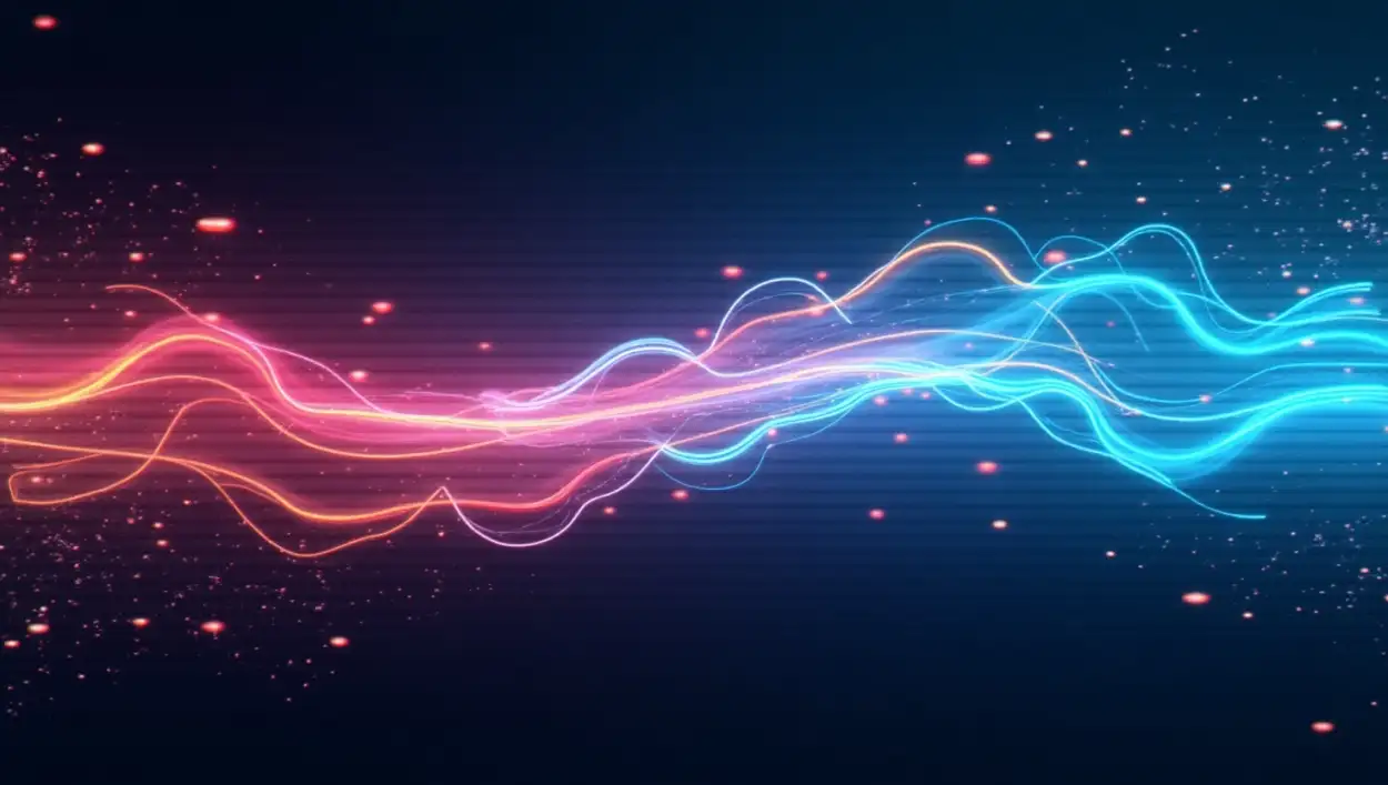 red and blue light effect background