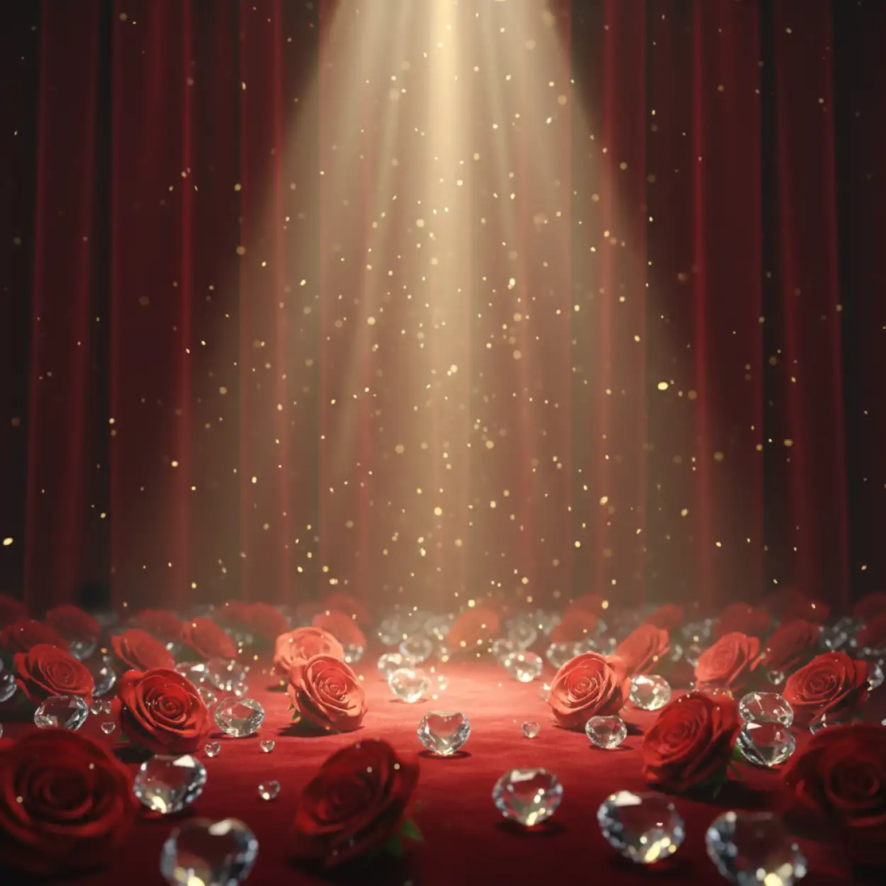 red glitter valentines day background hd