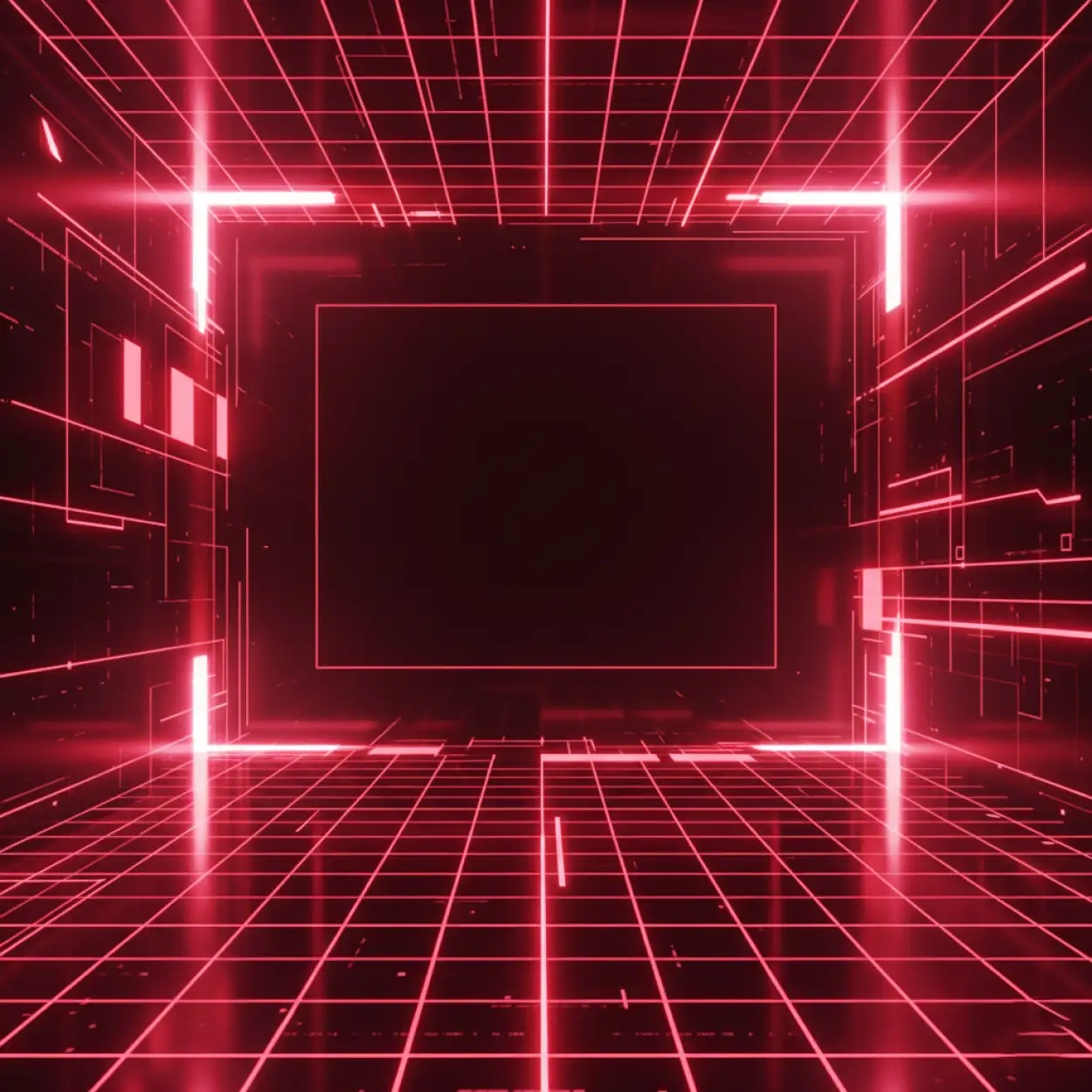 red glowing youtube thumbnail background