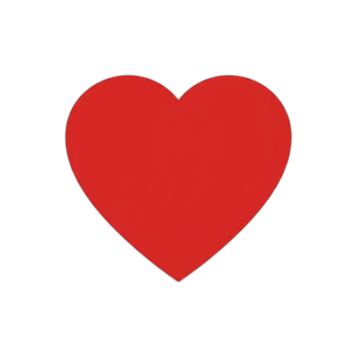 red heart png for banner design