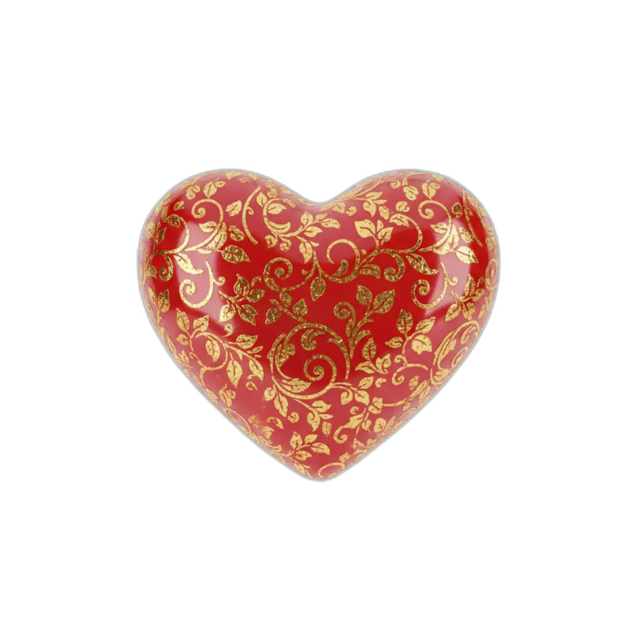 red heart png for greeting card