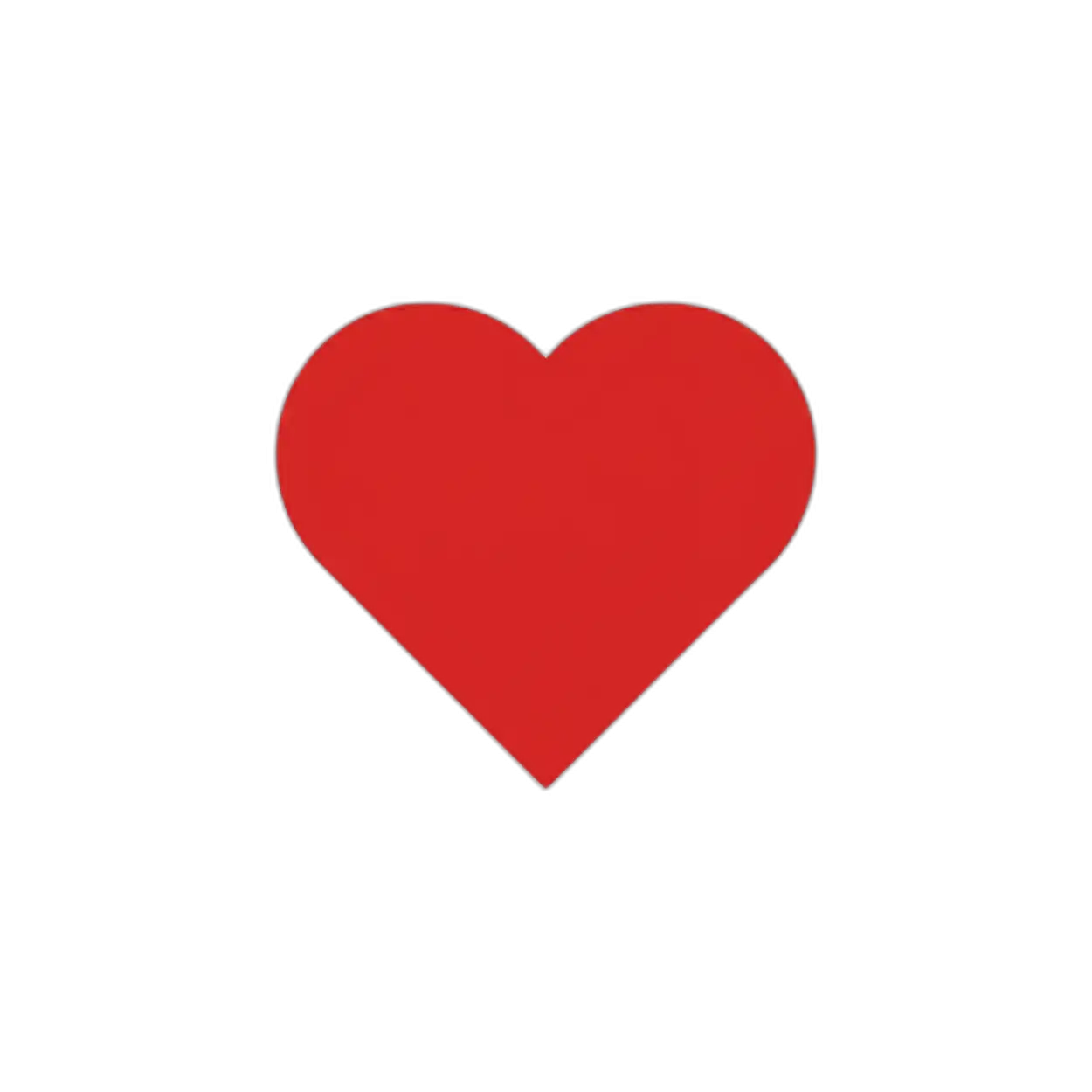 red heart png for love design