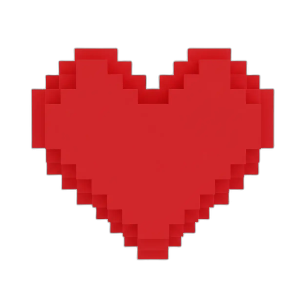 red heart png for reels thumbnail