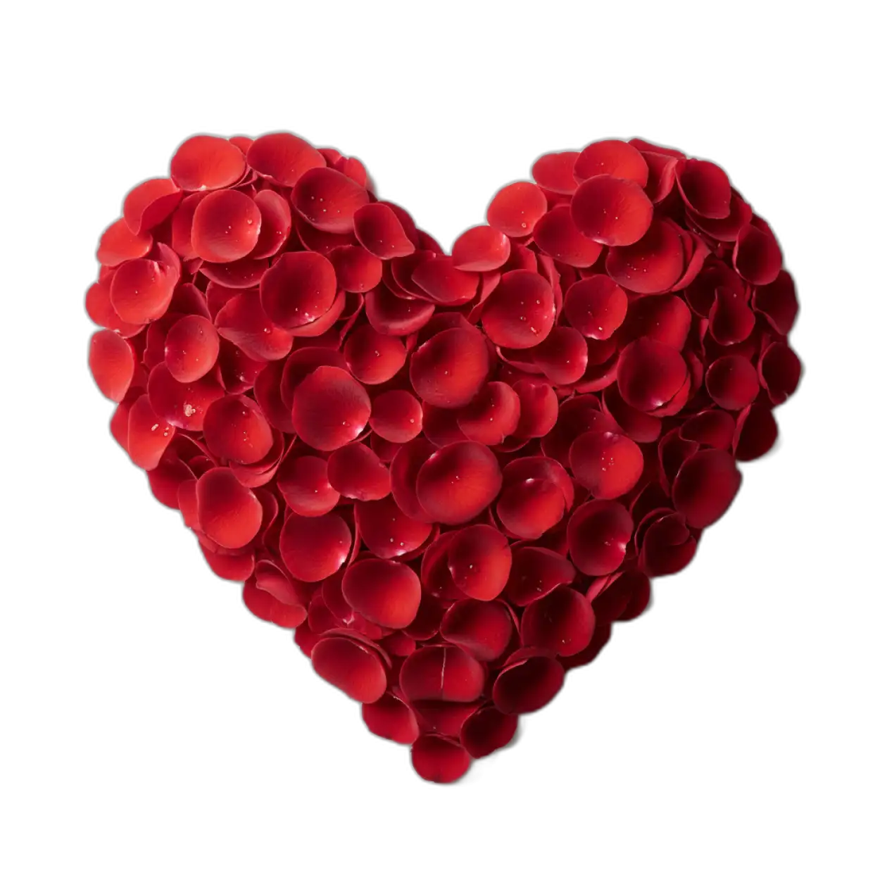 red heart png for romantic poster