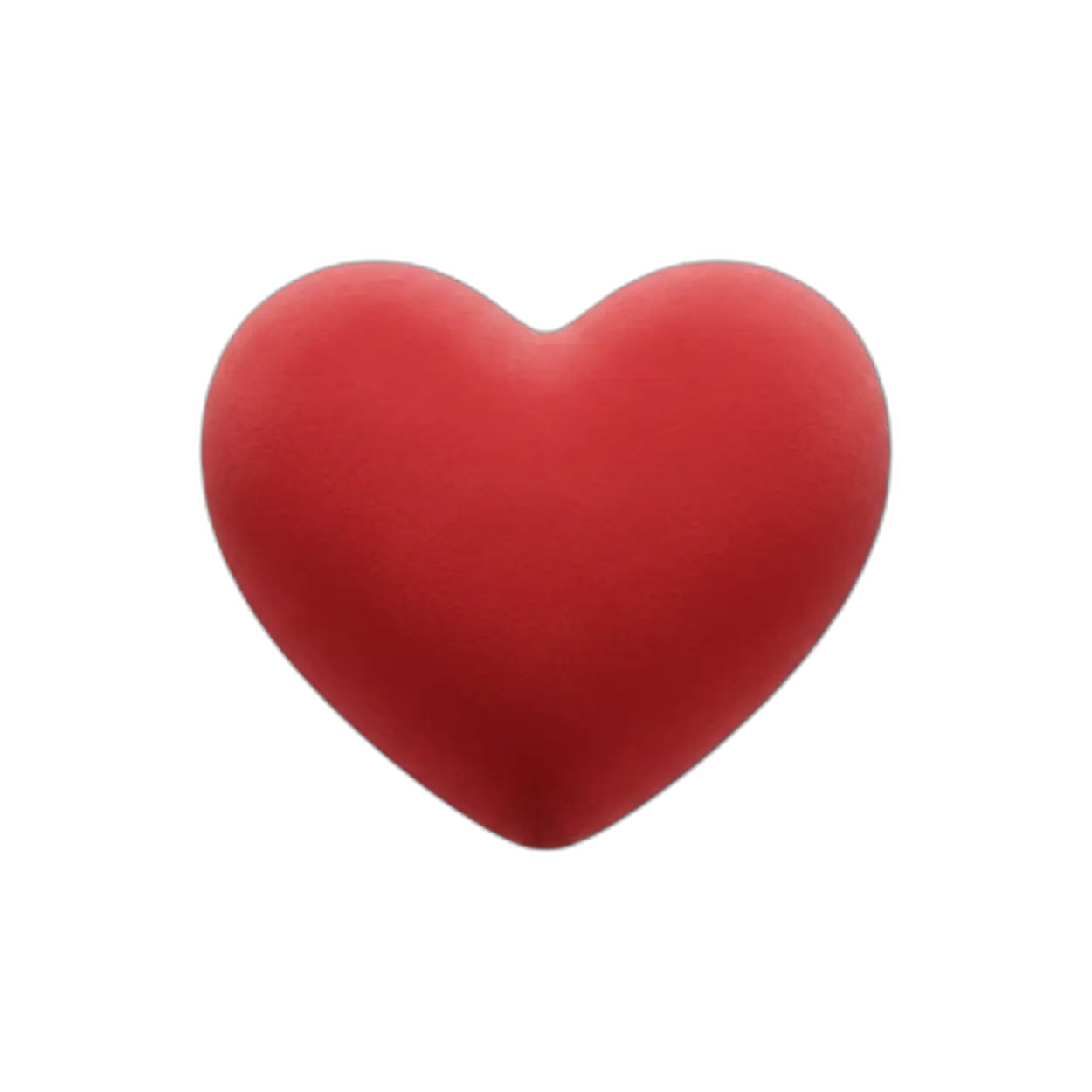 red heart png for social media
