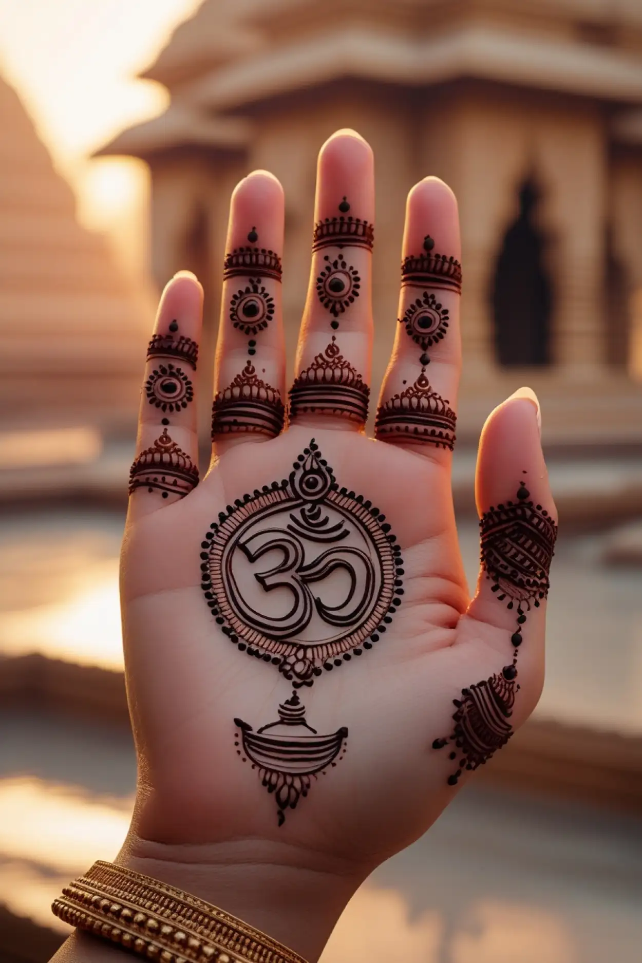 Religious Hand Mehndi Design With Om - Royalty Free Hand Mehndi Design Image | Pngmagic Free Download Religious Hand Mehndi Design With Om - High Quality Hand Mehndi Design Background