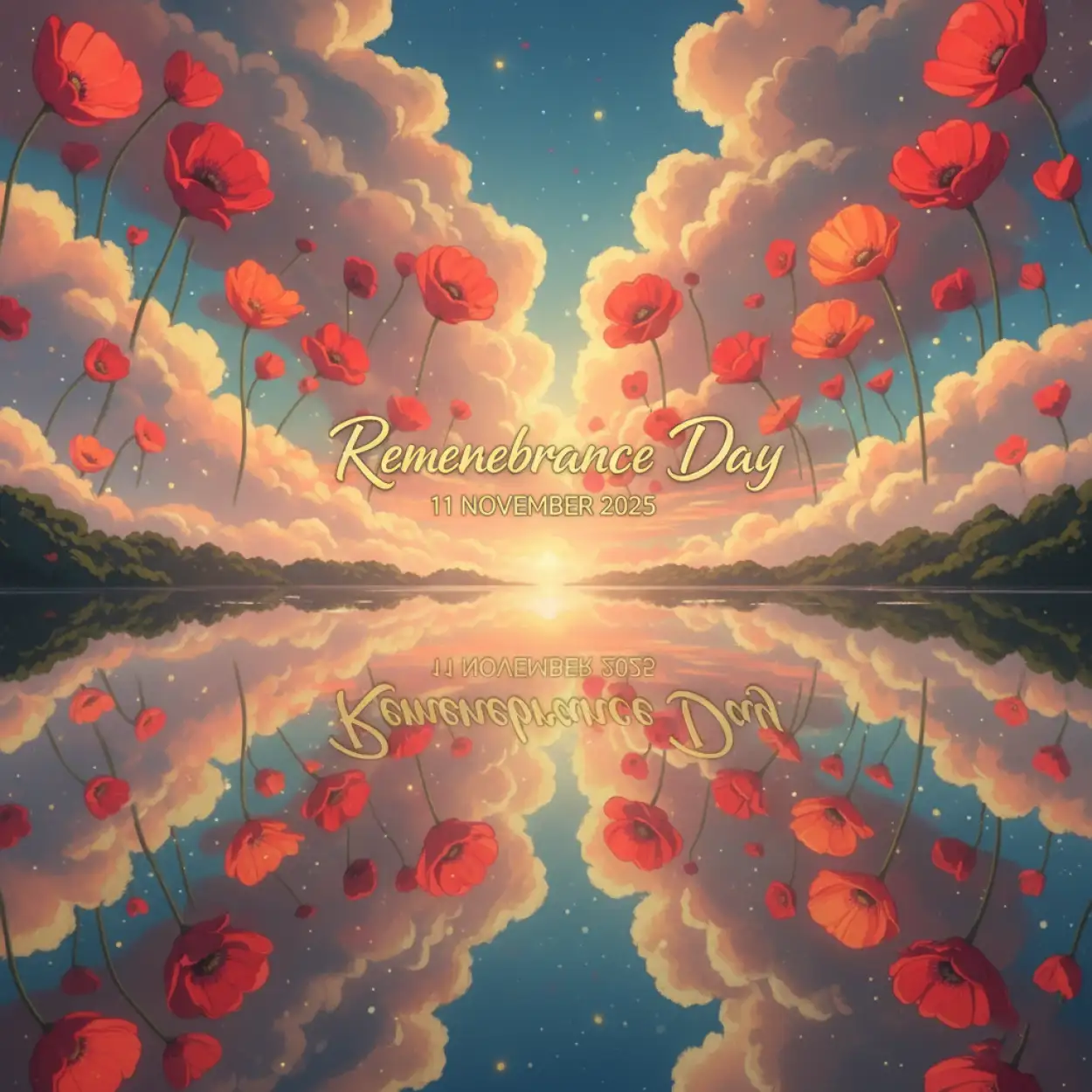 remembrance day 2025 animation video background hd