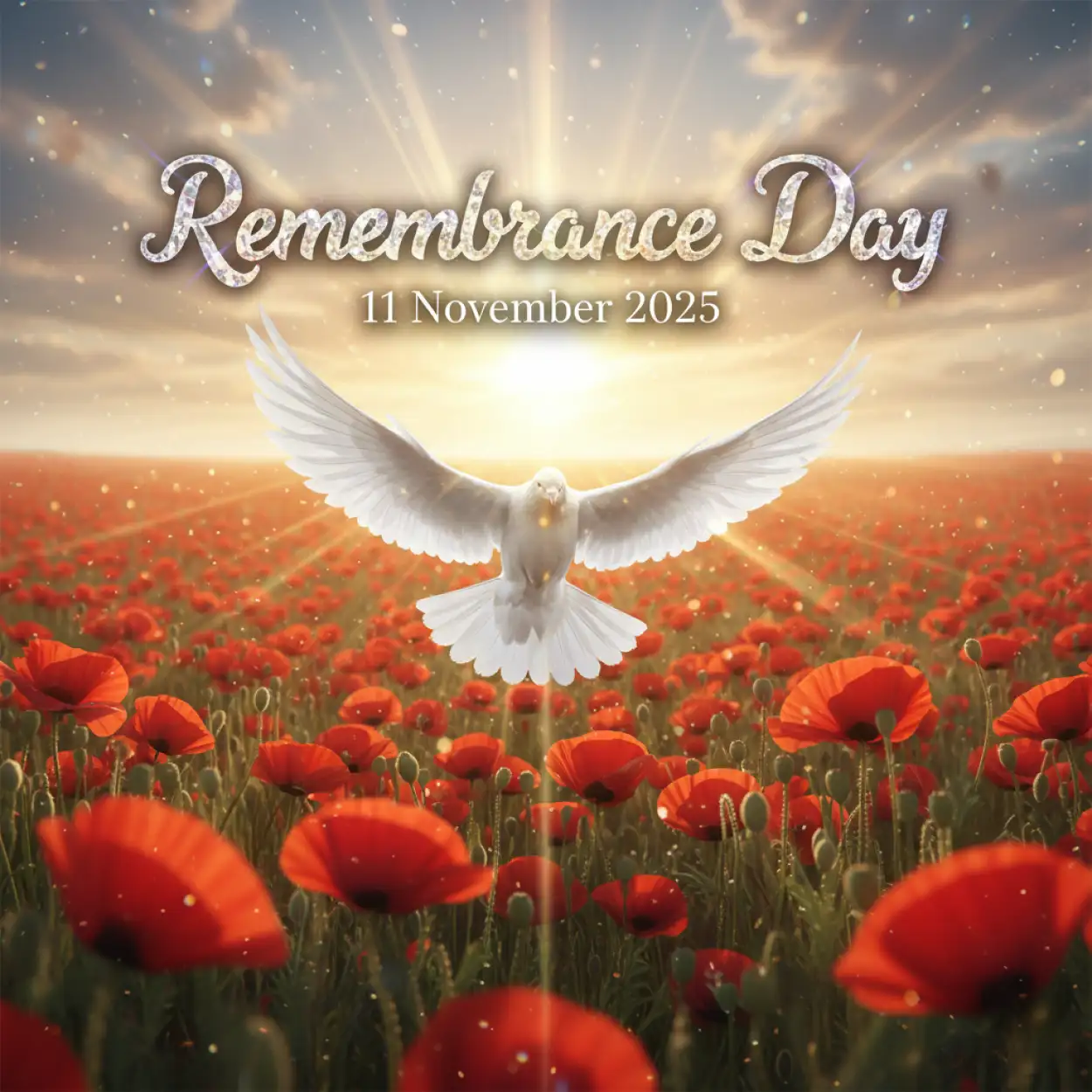 remembrance day 2025 digital art for memorial tribute