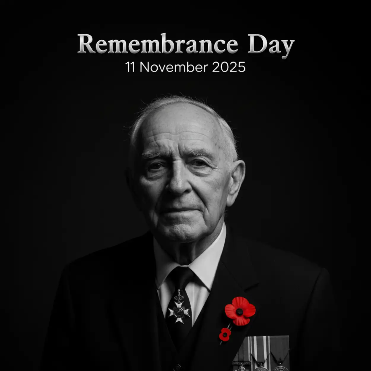 remembrance day 2025 digital poster for instagram