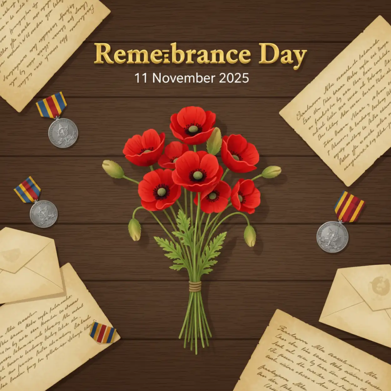 remembrance day 2025 soldiers tribute poster design